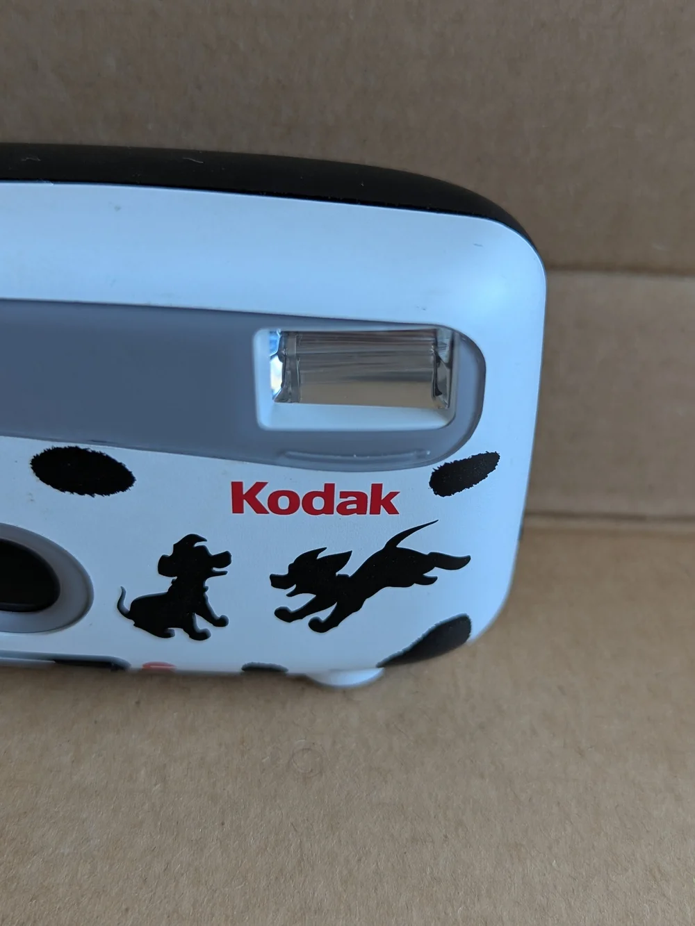 VTG Kodak 101 Dalmatians Pocket Film Camera 1996 Black & White Collectible